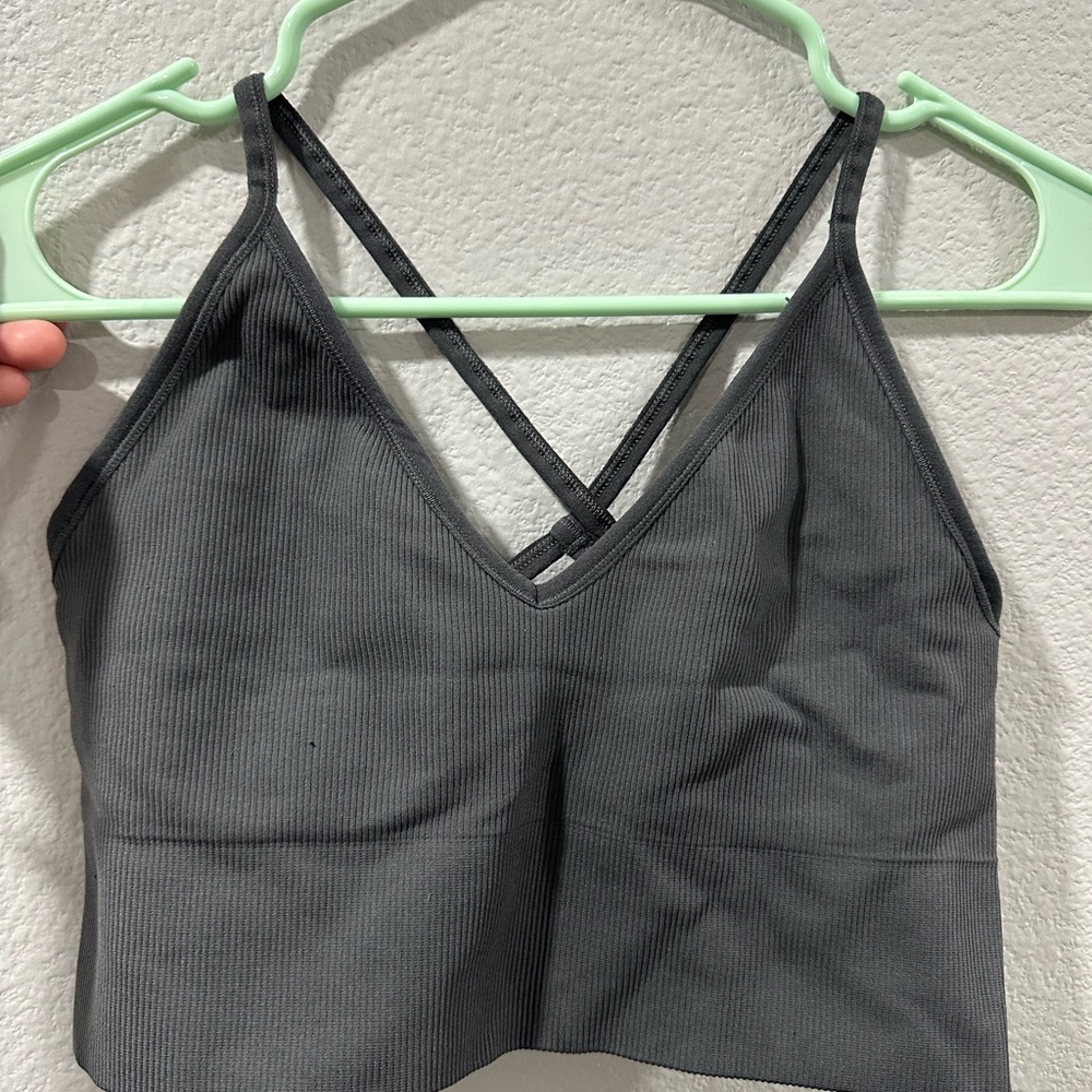 DSG Gray bralette sports bra